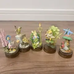 【コンプリート】ピーターラビット　ボトルキャップフィギュア全5種海洋堂