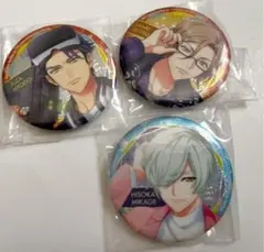 A3! 摂津万里 兵頭十座 御影密 缶バッジセット