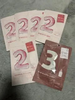 ナンバーズイン2番・3番シートマスク 6枚セット