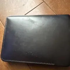 forme post wallet ボックスカーフレザー 黒 - メルカリ