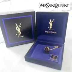 《美品》YSL イヴ・サンローラン カフス ネクタイピン ゴールドブラック