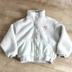 adidas originals ボアジャケット フリースジャケット ベージュ