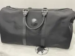 美品 ハンティングワールド メルセデスベンツ ボストンバッグ 2way 黒 A4