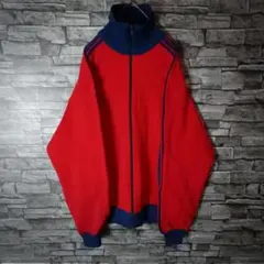 希少ヴィンテージ☆70sアディダスジャージ 西ドイツタグ 刺繍ロゴ デサント