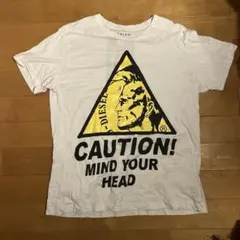DIESEL CAUTION! MIND YOUR HEAD Tシャツ