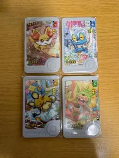 ポケモンフレンダ　ベストタッグ4弾パラレルアートピック4枚セット