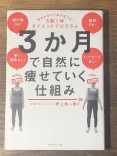 A3か月で自然に痩せていく仕組み : 意志力ゼロで体が変わる!3勤1休ダイエット