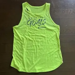 JAZZERCIZE タンクトップ 蛍光イエロー