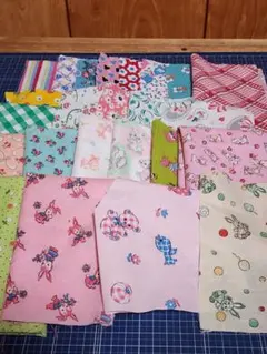 フィードサック　ヴィンテージ生地　30sはぎれ生地セット