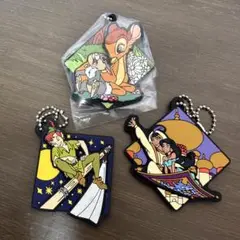 ディズニー クラシック　キャラクター　ガチャガチャ ラバーマスコット 3点セット