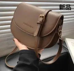 ☆新品！ショルダーバッグ ハンドバッグ ブラウン