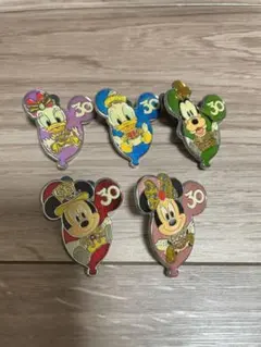 東京ディズニーリゾート 30周年 ピンバッジ 5点セット