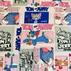 ❣️【限定】☆可愛いトムとジェリー 柄　綿100% シーチング生地　110x1M
