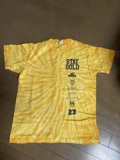 MY DANCE Tシャツ イエロー タイダイ柄