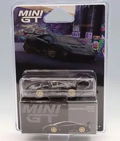 MINI GT LB-WORKS ランボルギーニ アヴェンタドール 艶消黒 BLのサムネイル