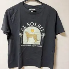H&M 半袖プリント Tシャツブラック　Mのサムネイル
