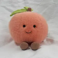 ジェリーキャット桃ももぬいぐるみJellycat Amuseable Peach - メルカリ