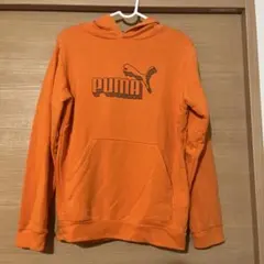 PUMA オレンジ パーカー 160㎝