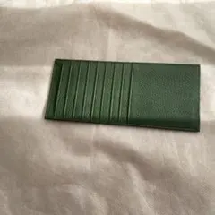 本革✨　カードケース　グリーン　新品未使用