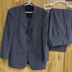 ①スーツ上下　グレー　シングル　春夏　GEAR 青山　ドーコインターナショナル