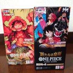 【未開封テープ】ワンピースカードBOX 新たなる皇帝とTHE BEST