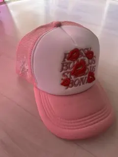 （早い者勝ち‼️) ラロパ　メッシュキャップピンク 新品未使用