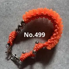 パラコード　ハンドストラップ　スマホストラップ　ハンドメイド　No.499