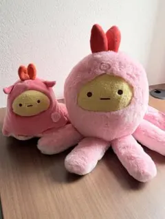 すみっコぐらし ロフト限定 たこウィンナー えびふらいのしっぽ。2体