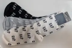 GAPロゴ ソックス 3足セット (キッズ レディース)21, 22, 23cm