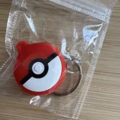AirTagケース キーホルダー付き保護カバー ポケモン モンスターボール