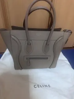 CÉLINE ラゲージ マイクロベージュ トートバッグ