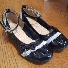 女の子 フォーマルシューズ パンプス　19.0センチ