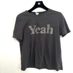 H&M Yeah ロゴ ラインストーン Tシャツのサムネイル