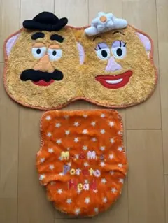 Mr.& Mrs. Potato Head トイレ蓋カバー & マット