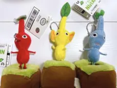 クレーンゲーム　ピクミン　引っこ抜きぬいぐるみマスコット