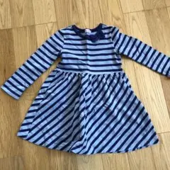 ミキハウス ストライプ ワンピース 110