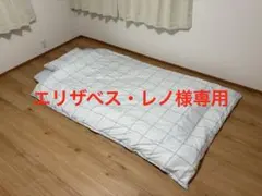 ニトリ カバー付 布団セット 6点 シングル ホワイトウィンドウペン