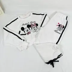 120サイズ　ミコリッド　micorrid ミッキー&ミニー　上下セットアップ