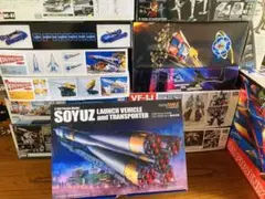 1/150ソユーズロケット＋搬送列車、1/144ソユーズボストーク1