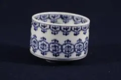 古伊万里 幾何学紋、瓔珞紋 小皿三客 4号皿 染付瓔珞紋時代画風 庄三 SH-01-S – SEIKOU ONLINE