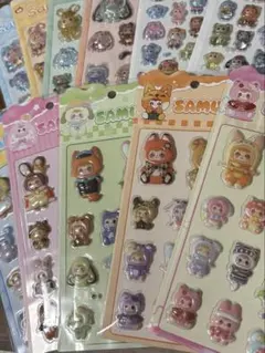 SAMUEL サミュエル 立体 ぷっくりシール 11枚セット②