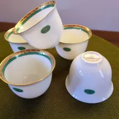 LANCEL　湯呑み茶碗　5客セット　未使用　金彩あり