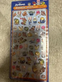 ボンボンドロップシール　ミニ　ディズニー　ズートピア