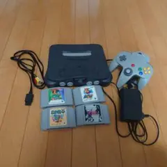 ジャンクNINTENDO64 本体とゲームソフト4本セット