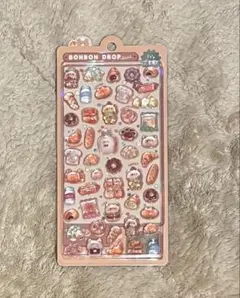 【正規品】ボンボンドロップシール　ほかほか　パン　ベーカリー　くま　オリジナル