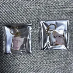 ハイキュー　色紙風アクリルキーホルダー(青根・月島)