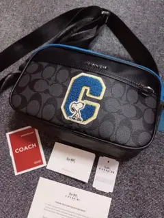 正規品　COACH スヌーピーコラボ　クロスボディバッグ　美品