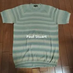 Paul Stuart　ストライプニットセーター M