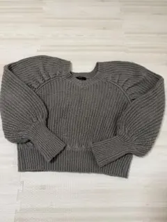 EMODA バルーンスリーブ グレーセーター