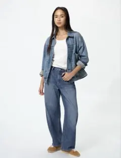 【UNIQLO】バギーカーブジーンズ